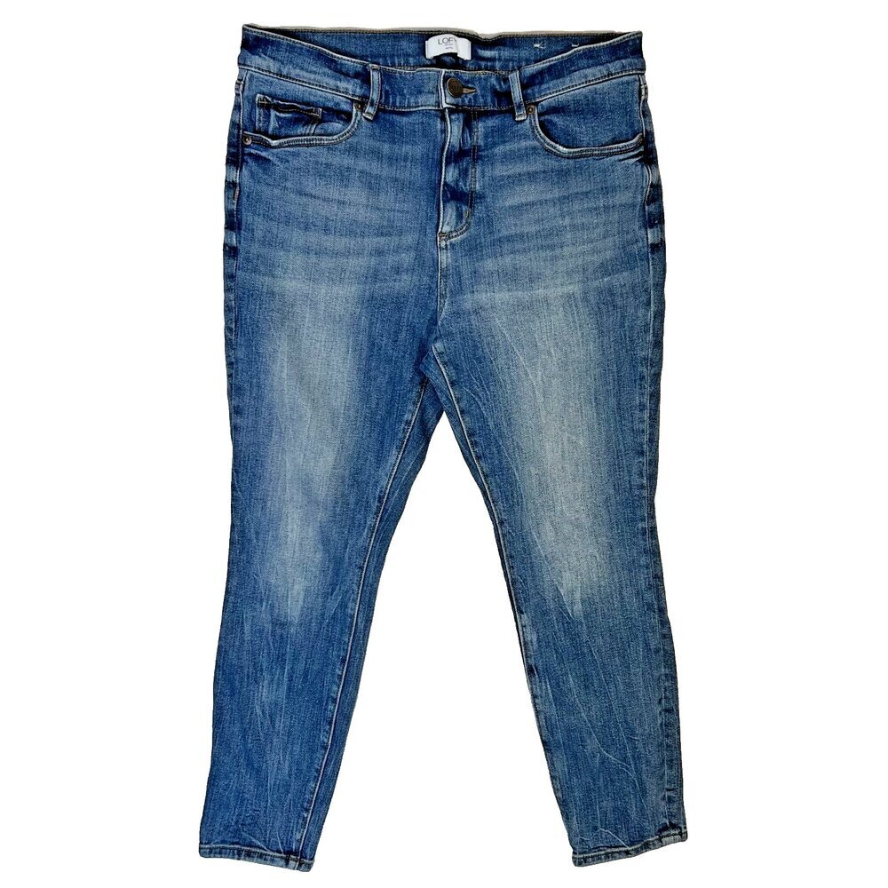 LOFT Outlet Ankle Jeans Womens Size 10 Petite Skinny Light Wash 5-Pocket